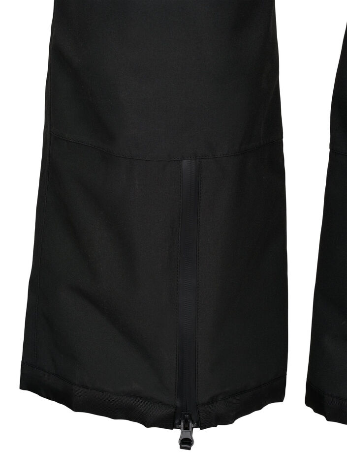 Skibroek met zakken en verstelbare taille, Zwart, Packshot image number 3