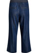 Lyocell broek met wide fit en denimlook, Blauw, Packshot image number 1