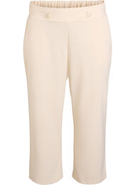 7/8 broek met losse pasvorm, Beige
