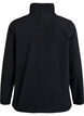 Fleece jack met zakken, Zwart, Packshot image number 1
