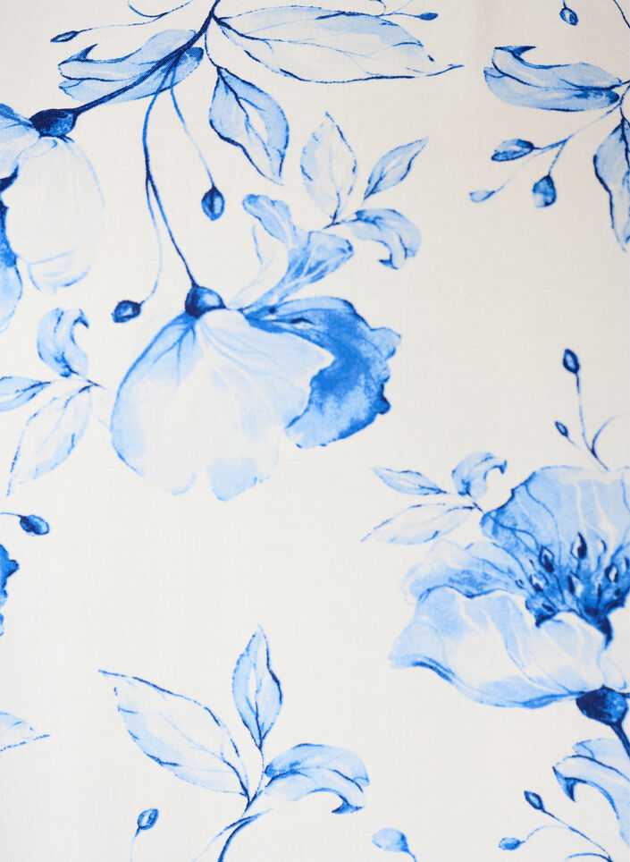 Jurk van viscose met coupenaad, Wit, Packshot image number 2