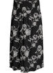 Viscose maxi-rok met smock, Zwart, Packshot image number 0