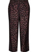 Viscose broek met elastische taille en rechte pijpen, Bruin, Packshot image number 0