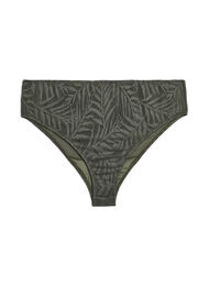 Braziliaanse bikinislip in gestructureerd mesh, Groen