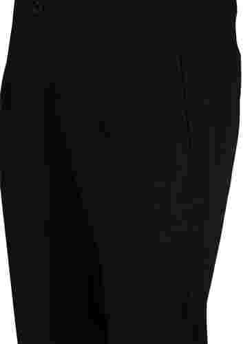 Klassieke broek met hoge taille, Black, Packshot image number 2