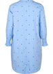 Jurk met polka dots en lange mouwen, Blauw, Packshot image number 1