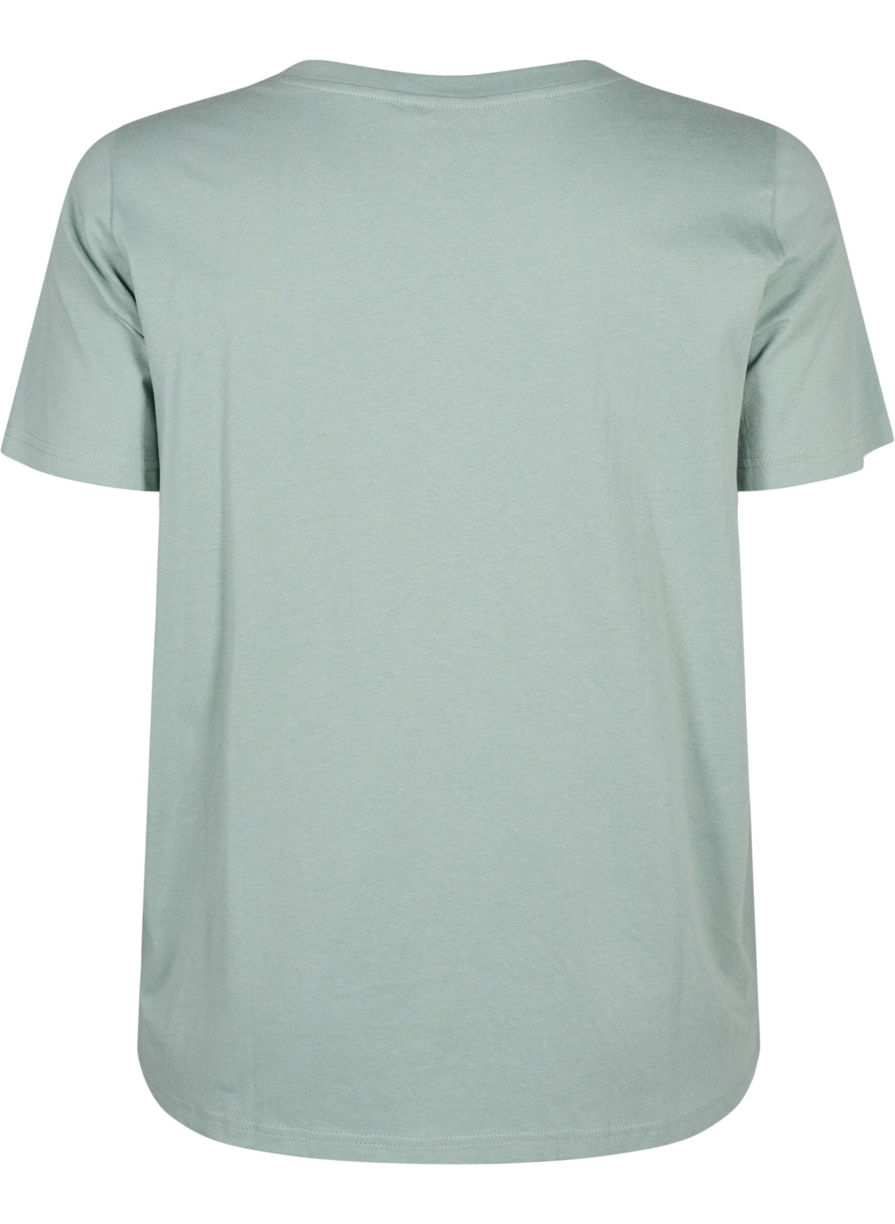 Zizzi T-shirts met bloemenmotief, Chinois G. w. Flower, Packshot image number 1