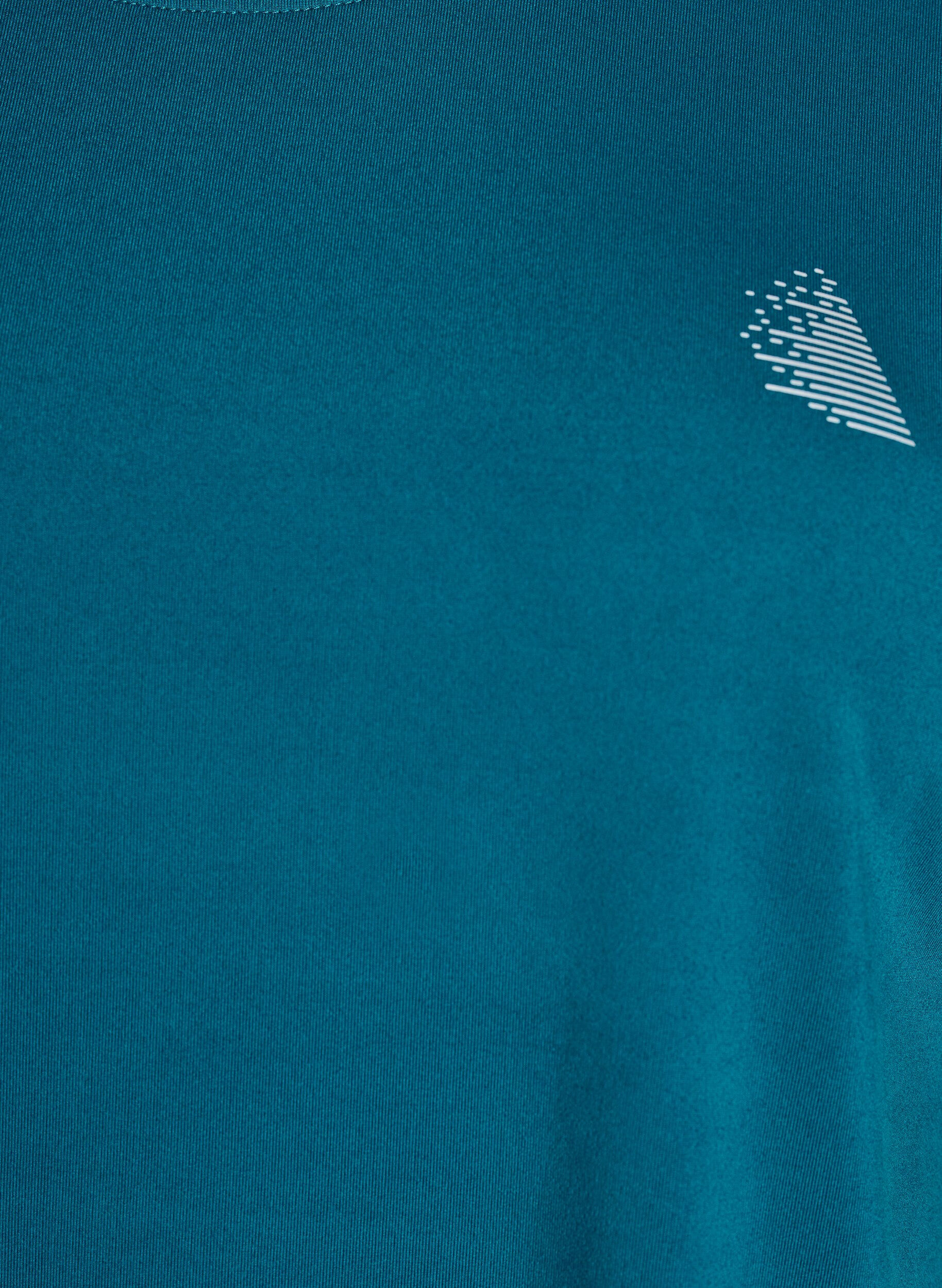 Zizzi Effen gekleurd trainingsshirt, Groen, Packshot image number 2