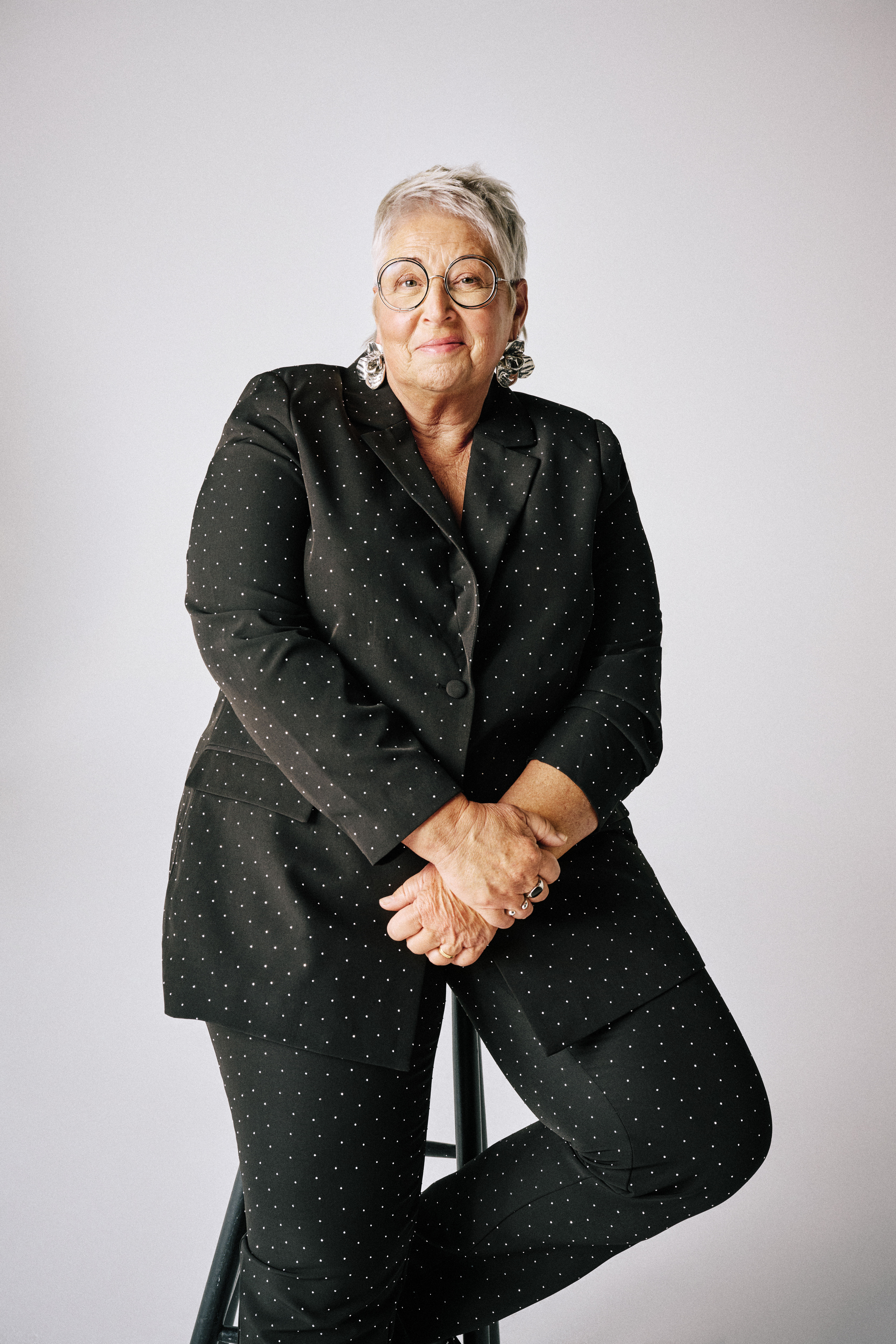 Zizzi Blazer set met strass, , Model