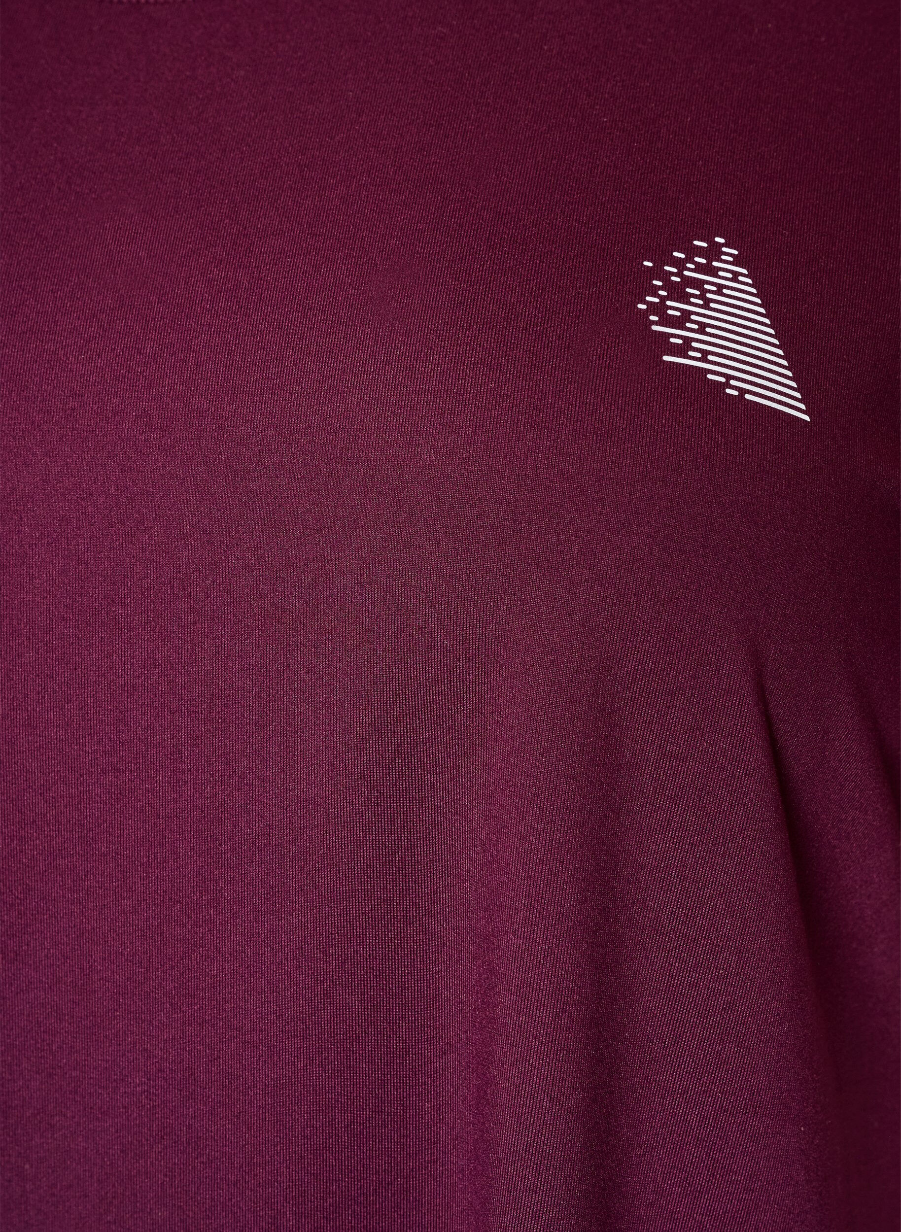 ZizziLang trainings-T-shirt, Paars, Packshot image number 2