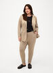 Eenvoudige blazer met knoopsluiting, Beige, Model image number 1