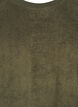 Losse teddyblouse met ronde hals, Forest Night, Packshot image number 2
