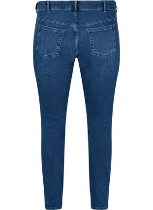Extra slim fit Sanna jeans met normale taille, Blue denim, Packshot image number 1