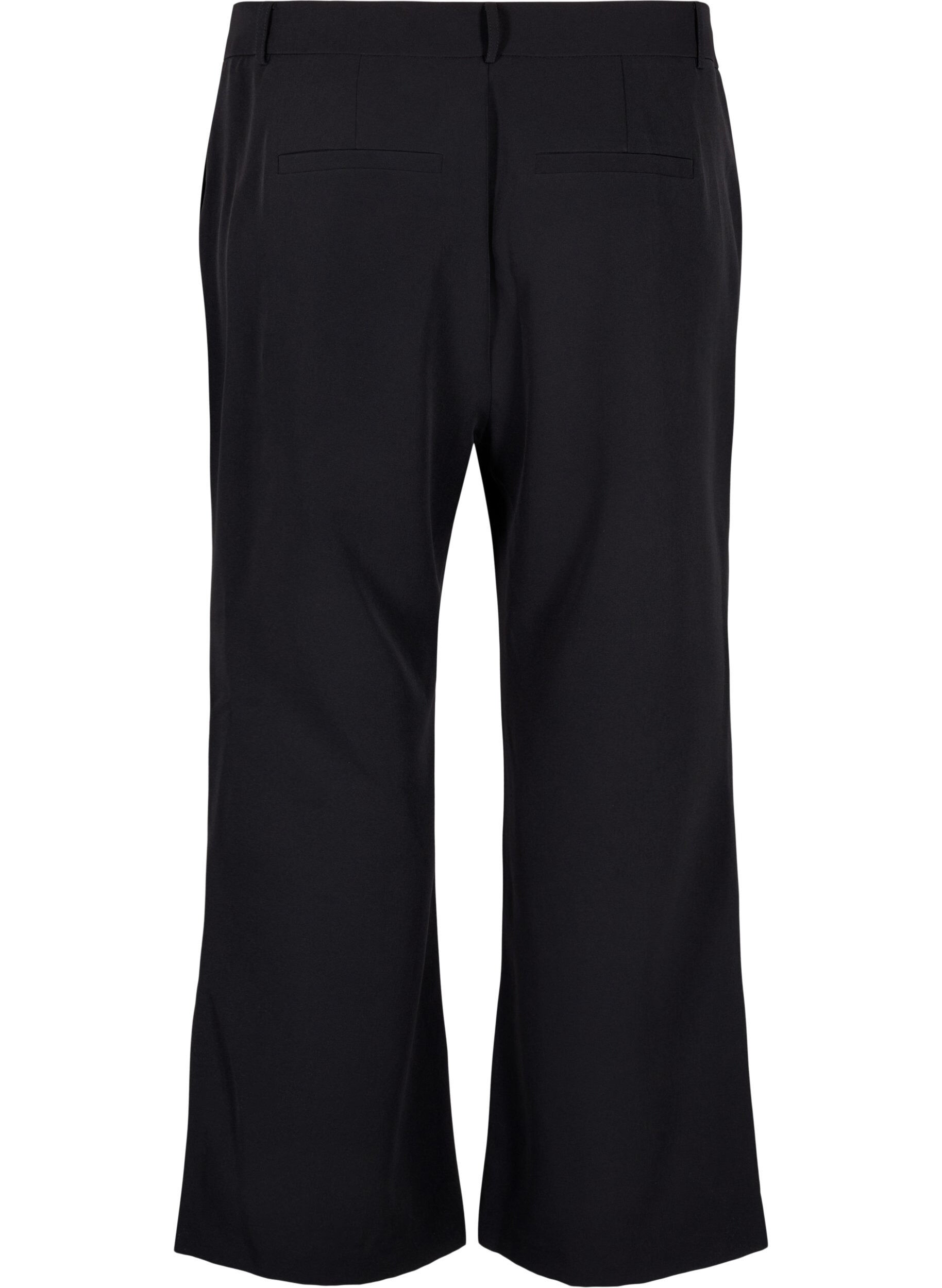 Zizzi Bootcut broek, Zwart, Packshot image number 1