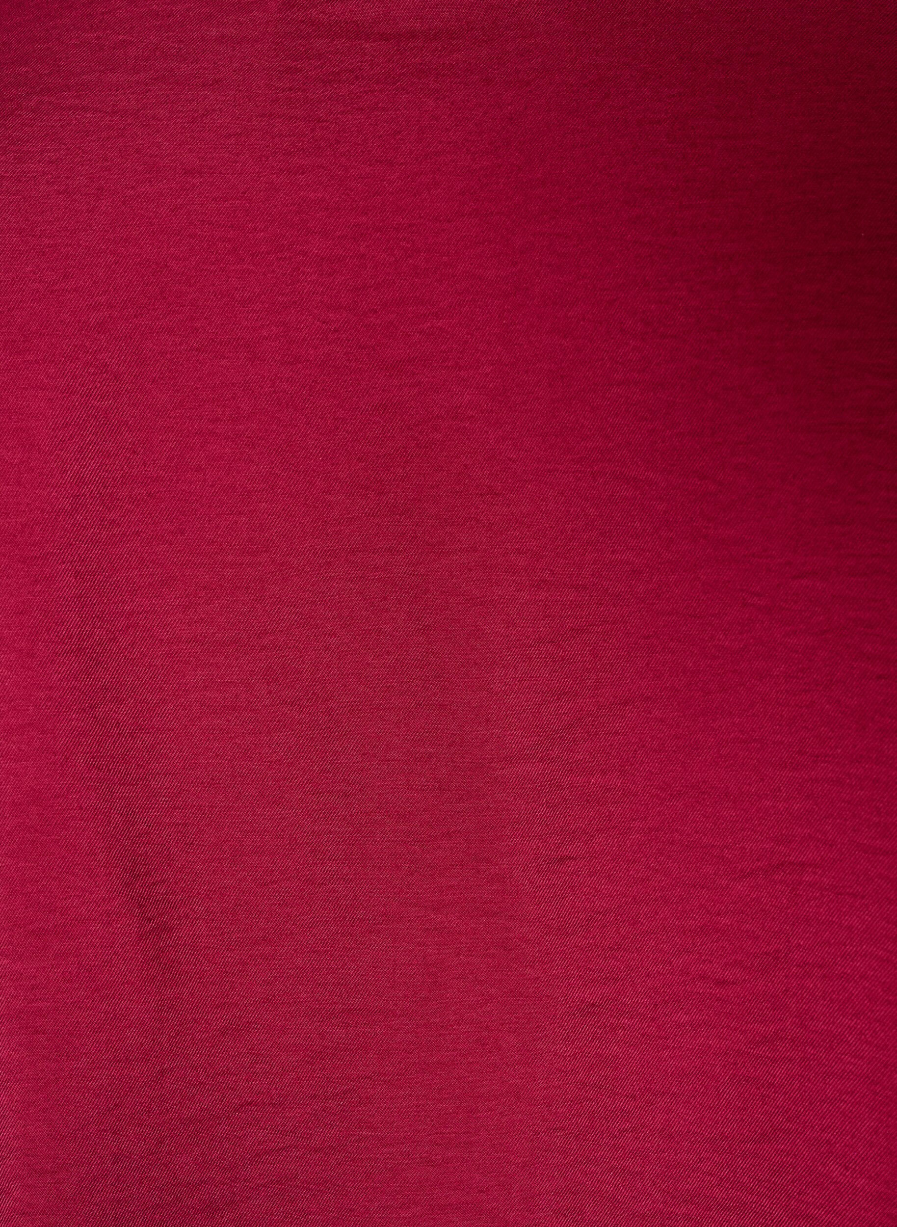 ZizziBlouse met ballonnenmouwen en V-hals, Rood, Packshot image number 2