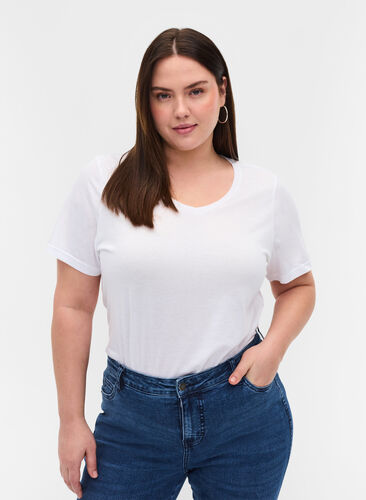 T-shirt, Bright White, Model image number 0