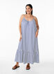Zomerjurk met strepen en A-lijn pasvorm, Blauw, Model image number 0