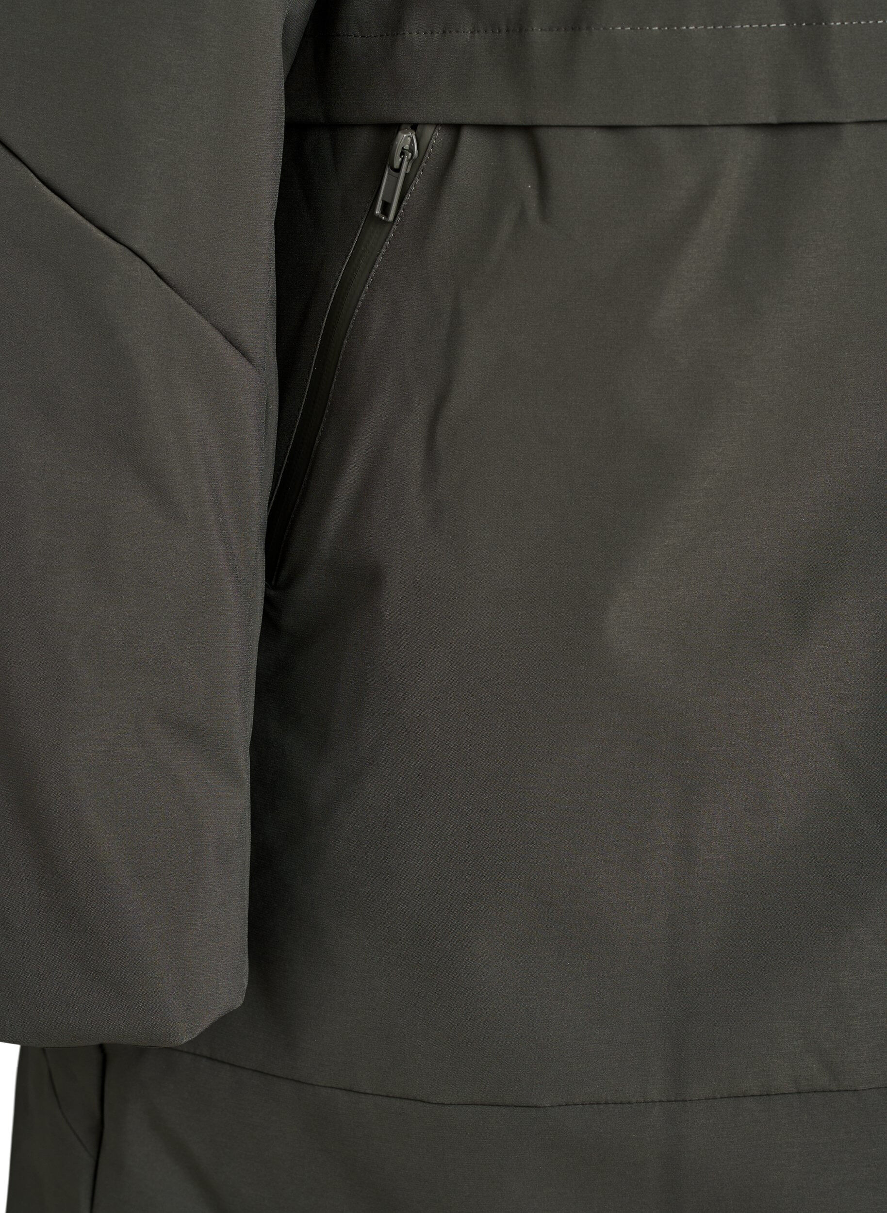 Zizzi Winterjas met verstelbare taille, Groen, Packshot image number 3