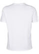 T-shirt met ronde hals en strass-steentjes, Bright White, Packshot image number 1