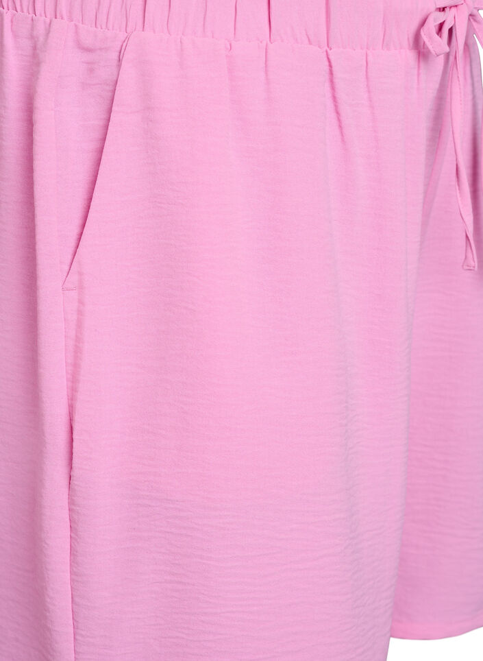 Korte broek met zakken en elastische tailleband, Roze, Packshot image number 2