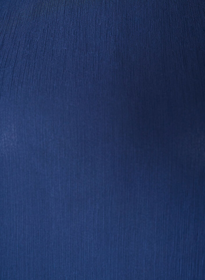 Chiffonblouse met doorschijnende mouwen, Blauw, Packshot image number 2