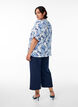 Losse broek met 7/8 lengte, Blauw, Model image number 1
