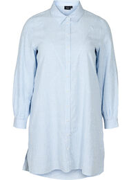 Lange gestreepte blouse in katoen, Skyway Stripe