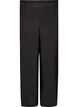 Viscose broek met elastische taille en rechte pijpen, Zwart, Packshot image number 0