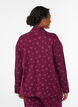 Katoenen pyjamashirt met borstzak, Rood, Model image number 2