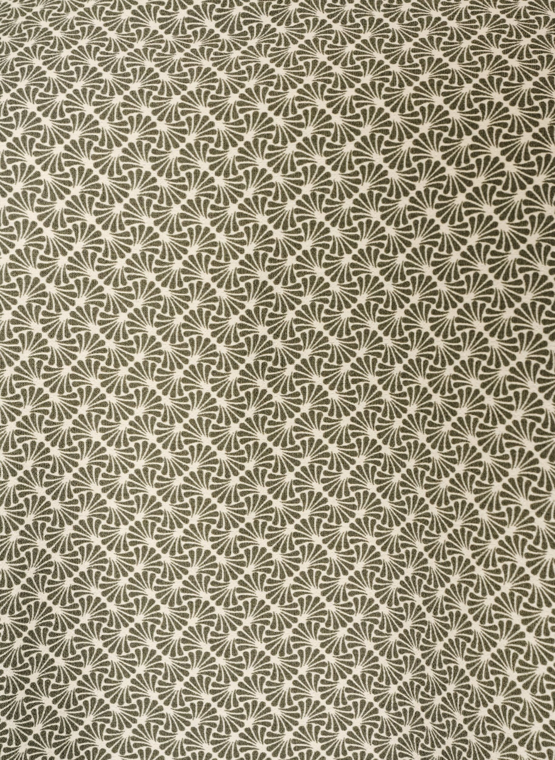 ZizziBlouse van viscose met patroon en 3/4-mouwen, Groen, Packshot image number 2