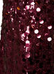 Korte paillettenrok met elastische tailleband, Donker Bordeaux, Packshot image number 2
