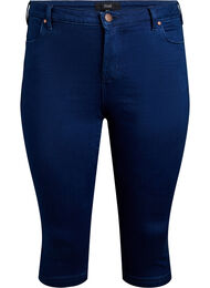 Amy capri jeans met hoge taille en super strakke pasvorm, Blauw