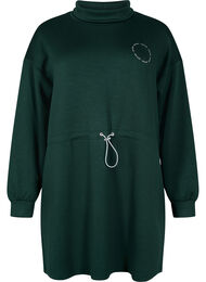 Sweaterjurk met hoge hals en verstelbare taille, Pine Grove, Packshot