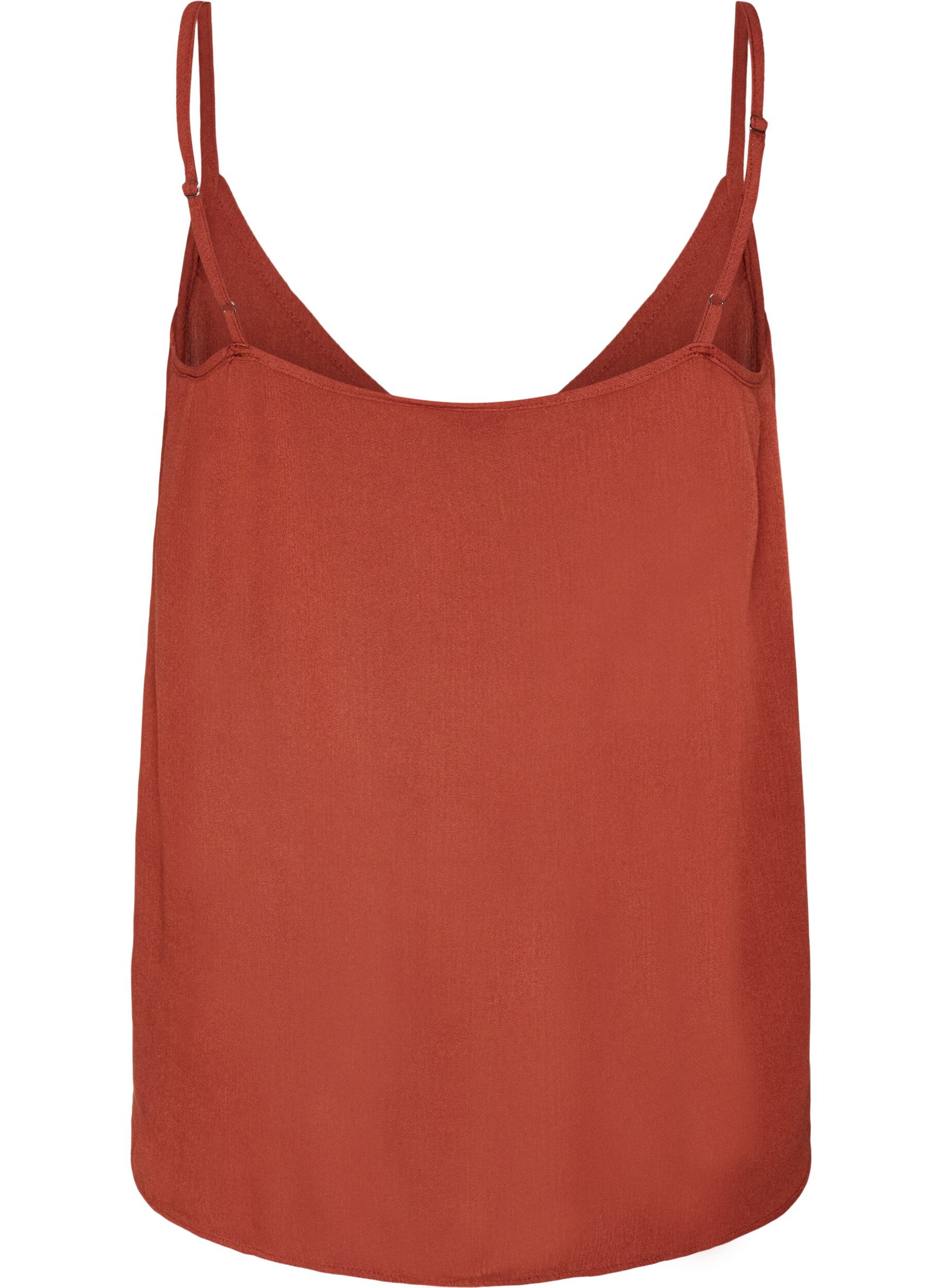 ZizziStrap top in viscose, Rood, Packshot image number 1
