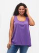  2-pack top van katoenmix, Deep Lavender/Black, Model image number 0