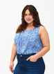 Flash - Mouwloze top met print, Blauw, Model image number 0
