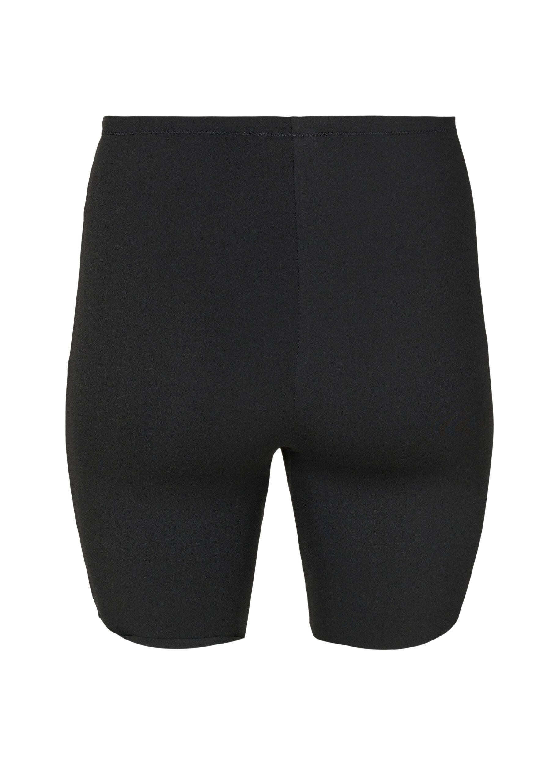 Zizzi Light shapewear shorts met hoge taille, Zwart, Packshot image number 1