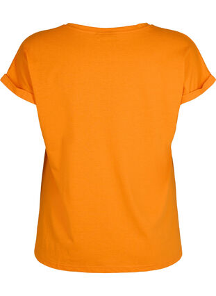 T-shirt met korte mouwen van katoenmix, Exuberance, Packshot image number 1