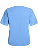 Sportief T-shirt in biologisch katoen, Blauw, Packshot image number 1