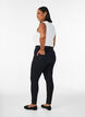 Jeans met super slanke pasvorm, Zwart, Model image number 1