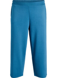 7/8 modal mix broek met zakken, Blauw