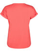 T-shirt met korte mouwen van katoenmix, Rood, Packshot image number 1