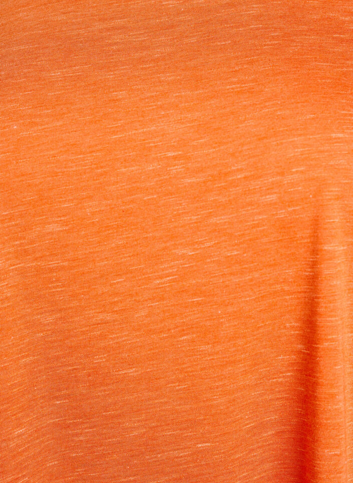Los workout T-shirt met korte mouwen, Oranje, Packshot image number 2