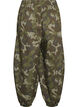 Balloonbroek met hoge taille en all-overpatroon, Groen, Packshot image number 1