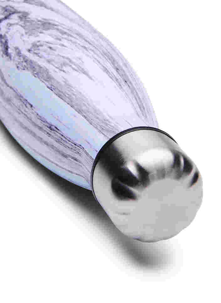Thermos bottle, Dark Purple Marble, Packshot image number 1