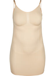 Shapewear jurk met dunne bandjes, Beige