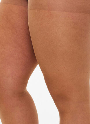 Zongebruinde huidskleur panty in 25 denier, Nude, Packshot image number 1