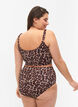 Bikinislip met print en hoge taille, Autentic Leopard, Model image number 1