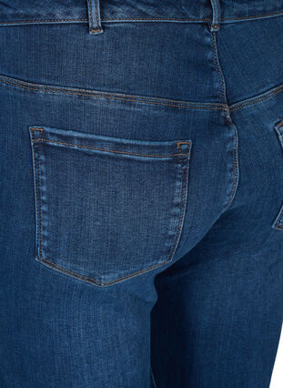 Amy jeans mer hoge taille en stretch technology , Blue denim, Packshot image number 3