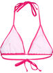 Effen triangel bikinitopje, Roze, Packshot image number 1